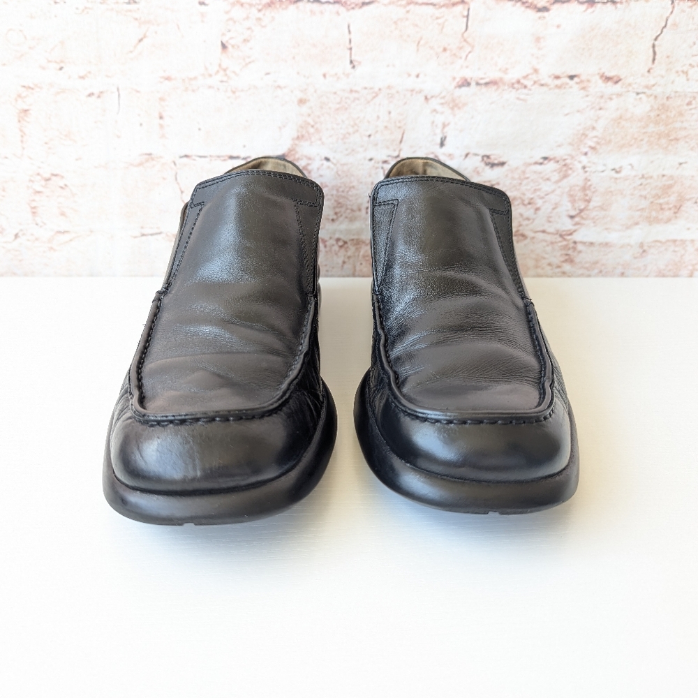 Bally Black Leather Loafers with Square Toe - Picture 4 of 12